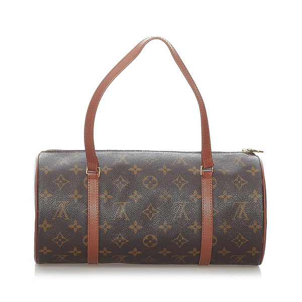 ルイ ヴィトン モノグラム 旧 パピヨン 30 ハンドバッグ M51385 ブラウン PVC レザー レディース LOUIS VUITTON 【中古】