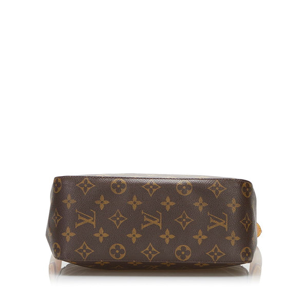 ルイ ヴィトン モノグラム ルーピングMM ショルダーバッグ M51146 ブラウン PVC レザー レディース LOUIS VUITTON 【中古】