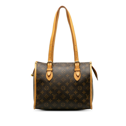 ルイ ヴィトン モノグラム ポパンクール オ ショルダーバッグ トートバッグ M40007 ブラウン PVC レザー レディース LOUIS VUITTON 【中古】