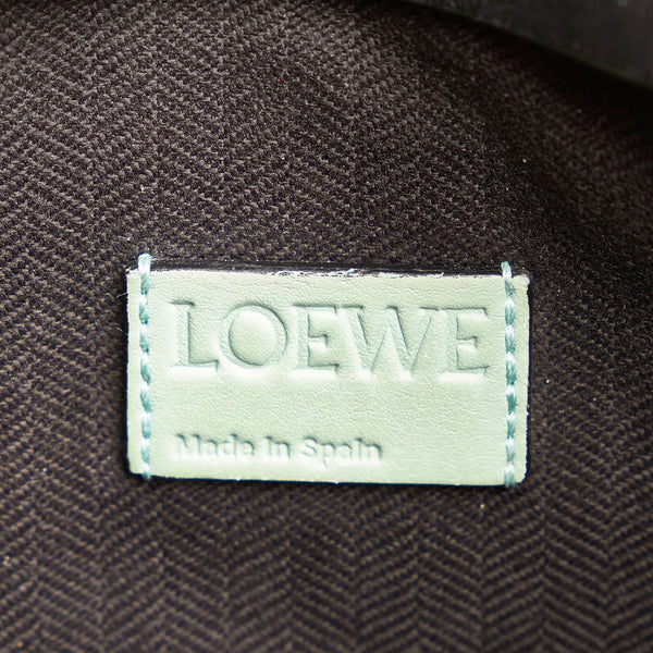 ロエベ Tポーチ コウモリ クラッチバッグ セカンドバッグ ブラック レザー メンズ LOEWE 【中古】