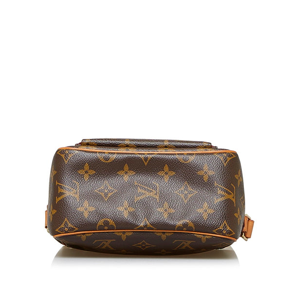 ルイ ヴィトン モノグラム ヴィバシテPM 斜め掛け ショルダーバッグ M51165 ブラウン PVC レザー レディース LOUIS VUITTON 【中古】