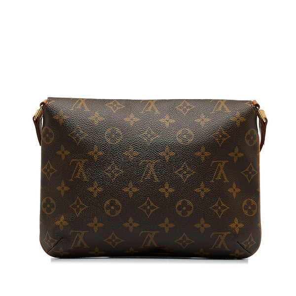 ルイ ヴィトン モノグラム ミュゼット タンゴ ショート ショルダーバッグ M51257 ブラウン PVC レザー レディース LOUIS VUITTON 【中古】