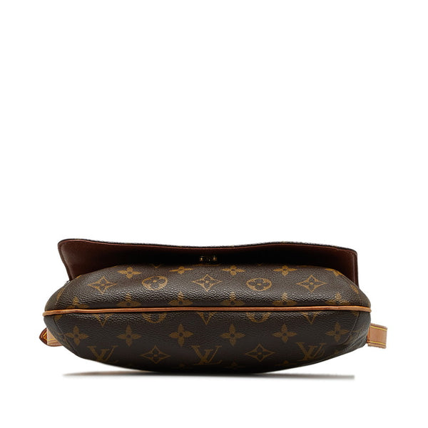 ルイ ヴィトン モノグラム ミュゼット タンゴ ショート ショルダーバッグ M51257 ブラウン PVC レザー レディース LOUIS VUITTON 【中古】