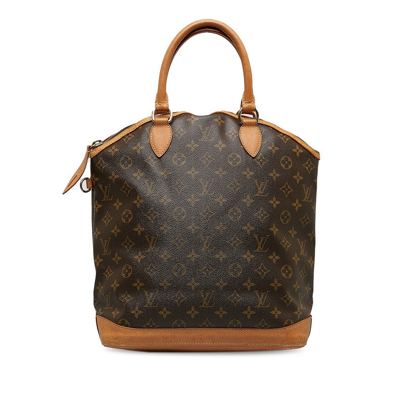 ルイ ヴィトン モノグラム ロックイット ヴェルティカル ハンドバッグ M40103 ブラウン PVC レザー レディース LOUIS VUITTON 【中古】