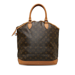 ルイ ヴィトン モノグラム ロックイット ヴェルティカル ハンドバッグ M40103 ブラウン PVC レザー レディース LOUIS VUITTON 【中古】