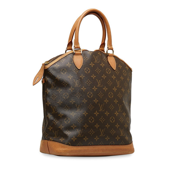 ルイ ヴィトン モノグラム ロックイット ヴェルティカル ハンドバッグ M40103 ブラウン PVC レザー レディース LOUIS VUITTON 【中古】