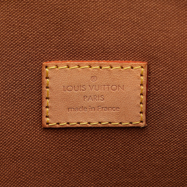 ルイ ヴィトン モノグラム ロックイット ヴェルティカル ハンドバッグ M40103 ブラウン PVC レザー レディース LOUIS VUITTON 【中古】