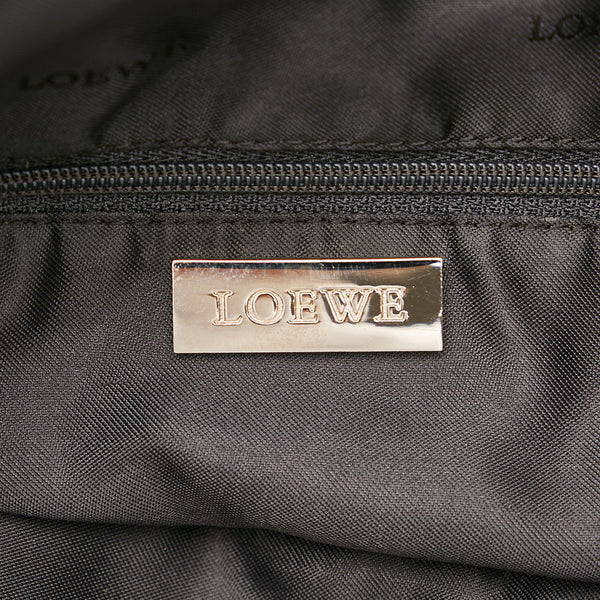 ロエベ L ロゴ ワンショルダーバッグ ホワイト レザー レディース LOEWE 【中古】