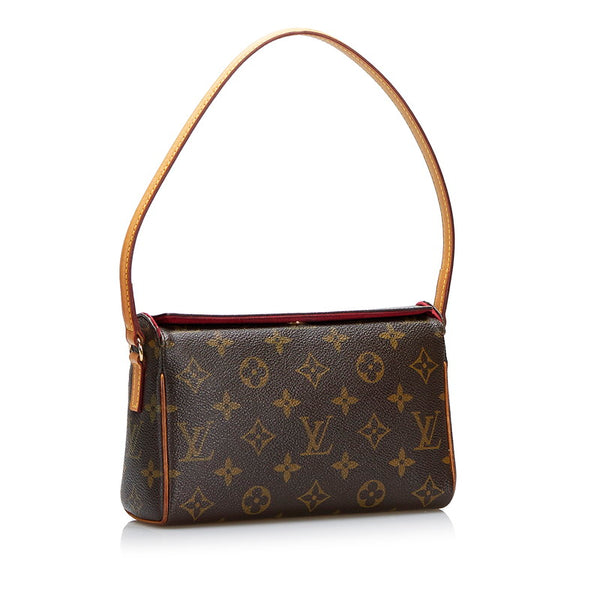 ルイ ヴィトン モノグラム レシタル ハンドバッグ M51900 ブラウン PVC レザー レディース LOUIS VUITTON 【中古】