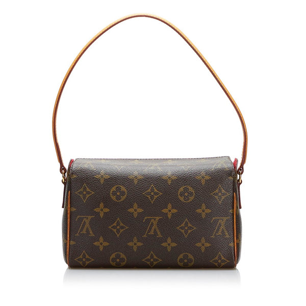 ルイ ヴィトン モノグラム レシタル ハンドバッグ M51900 ブラウン PVC レザー レディース LOUIS VUITTON 【中古】