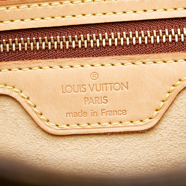 ルイ ヴィトン モノグラム ルーピングGM ショルダーバッグ M51145 ブラウン PVC レザー レディース LOUIS VUITTON 【中古】