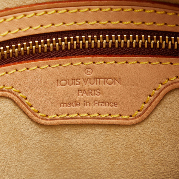 ルイ ヴィトン モノグラム ルーピングGM ショルダーバッグ ハンドバッグ M51145 ブラウン PVC レザー レディース LOUIS VUITTON 【中古】