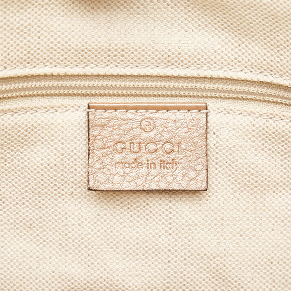 グッチ スーキー ハンドバッグ トートバッグ 211944 ピンク レザー レディース GUCCI 【中古】