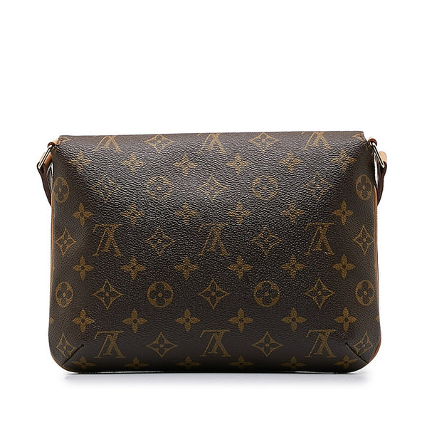 ルイ ヴィトン モノグラム ミュゼット タンゴ ショート ショルダーバッグ M51257 ブラウン PVC レザー レディース LOUIS VUITTON 【中古】