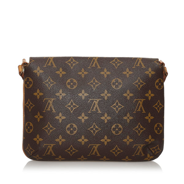 ルイ ヴィトン モノグラム ミュゼット タンゴ ショルダーバッグ M51257 ブラウン PVC レザー レディース LOUIS VUITTON 【中古】