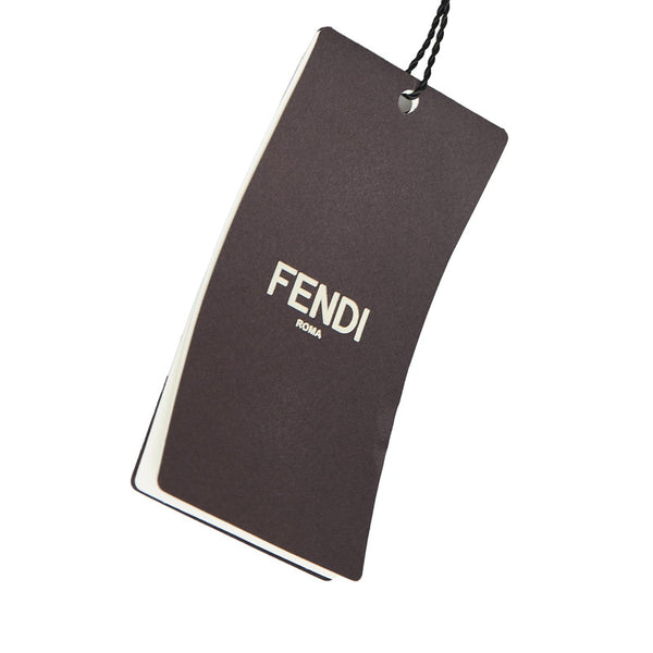 フェンディ モンスター パンキート バッグチャーム キーホルダー ベージュ ブルー レザー レディース FENDI 【中古】