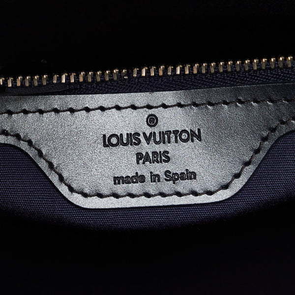 ルイ ヴィトン モノグラム マット ストックトン ハンドバッグ トートバッグ M55115 ブルー レザー レディース LOUIS VUITTON 【中古】