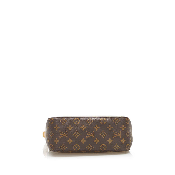 ルイ ヴィトン モノグラム ルーピング M51146 ブラウン PVC レザー ショルダーバッグ レディース LOUIS VUITTON 中古