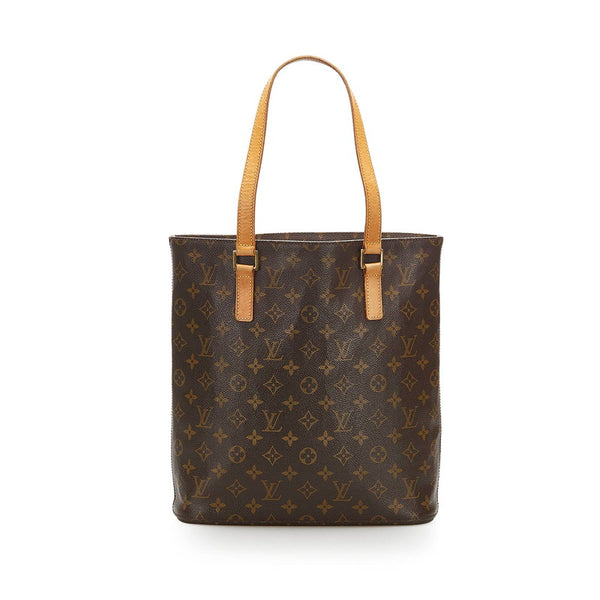 ルイ ヴィトン モノグラム ヴァヴァン GM M51172 ブラウン PVC レザー トートバッグ レディース LOUIS VUITTON 中古