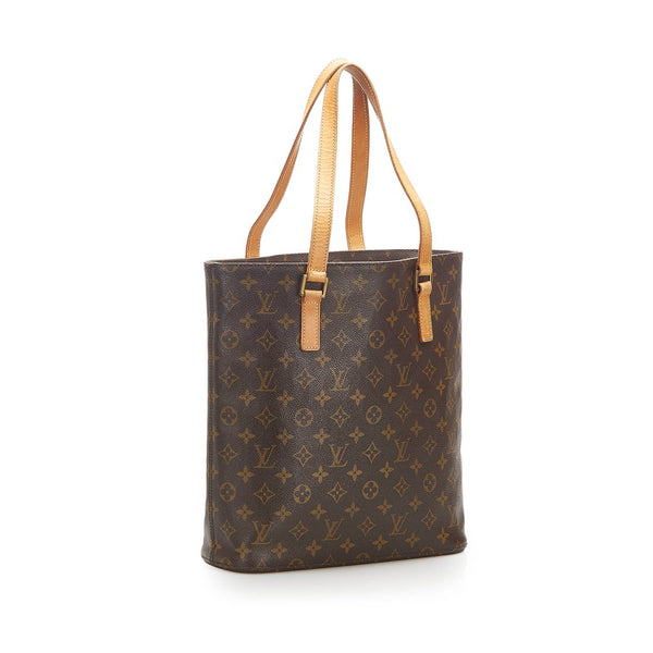 ルイ ヴィトン モノグラム ヴァヴァン GM M51172 ブラウン PVC レザー トートバッグ レディース LOUIS VUITTON 中古