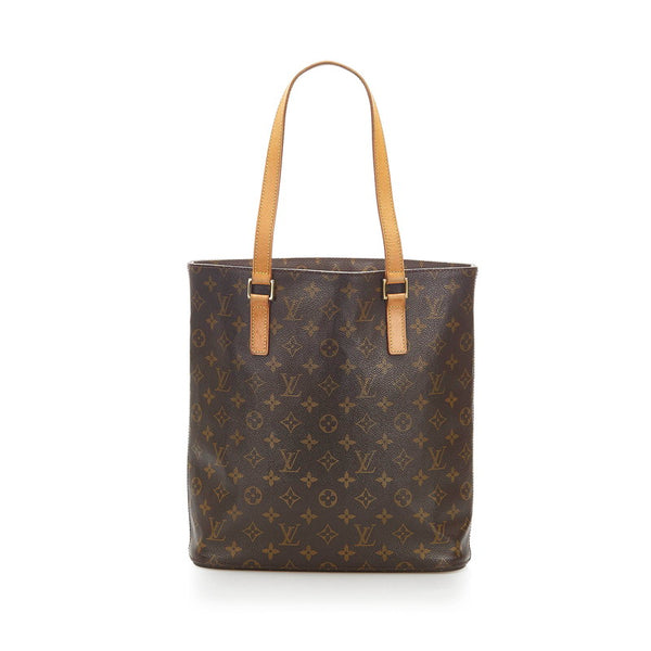 ルイ ヴィトン モノグラム ヴァヴァン GM M51172 ブラウン PVC レザー トートバッグ レディース LOUIS VUITTON 中古