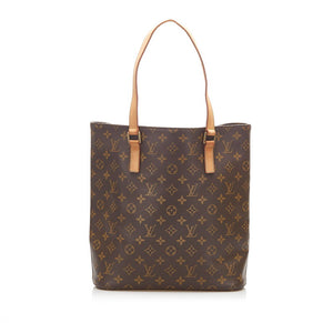 ルイ ヴィトン モノグラム ヴァヴァン GM M51170 ブラウン PVC レザー トートバッグ レディース LOUIS VUITTON 中古