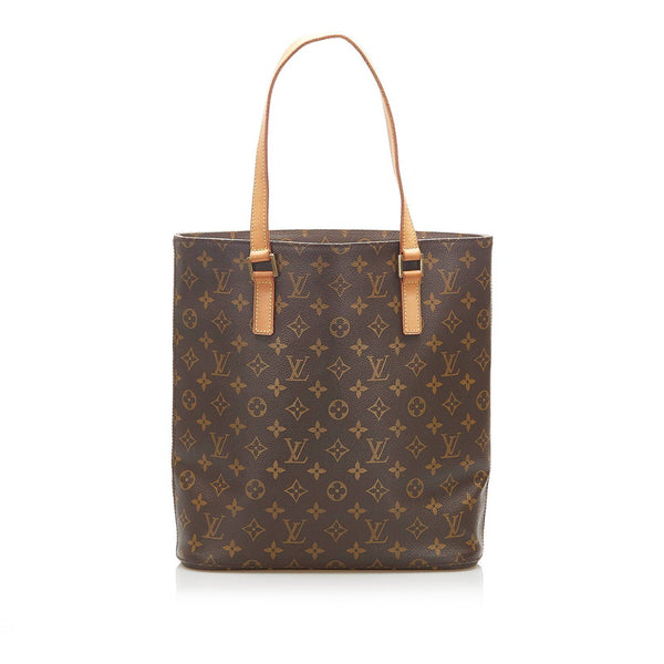 ルイ ヴィトン モノグラム ヴァヴァン GM M51170 ブラウン PVC レザー トートバッグ レディース LOUIS VUITTON 中古