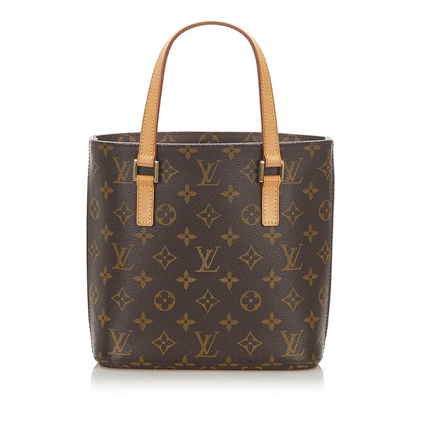 ルイ ヴィトン モノグラム ヴァヴァン PM  M51172 ブラウン PVC レザー ハンドバッグ レディース LOUIS VUITTON 中古