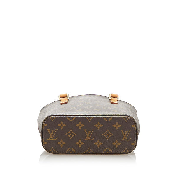 ルイ ヴィトン モノグラム ヴァヴァン PM  M51172 ブラウン PVC レザー ハンドバッグ レディース LOUIS VUITTON 中古