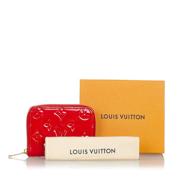 ルイ ヴィトン ヴェルニ コインパース M93608 ポムダムール レッド エナメル コインケース レディース LOUIS VUITTON 【中古】