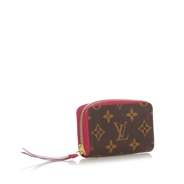 ルイ ヴィトン モノグラム ミュルティカルト M61299 ブラウン レザー PVC カードケース レディース LOUIS VUITTON 【中古】