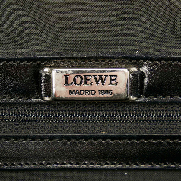 ロエベ ブラック ナイロン トートバッグ レディース LOEWE 【中古】