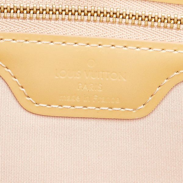 ルイ ヴィトン ヴェルニ ウィルシャーPM M91642 ベージュ エナメル ハンドバッグ レディース LOUIS VUITTON 【中古】