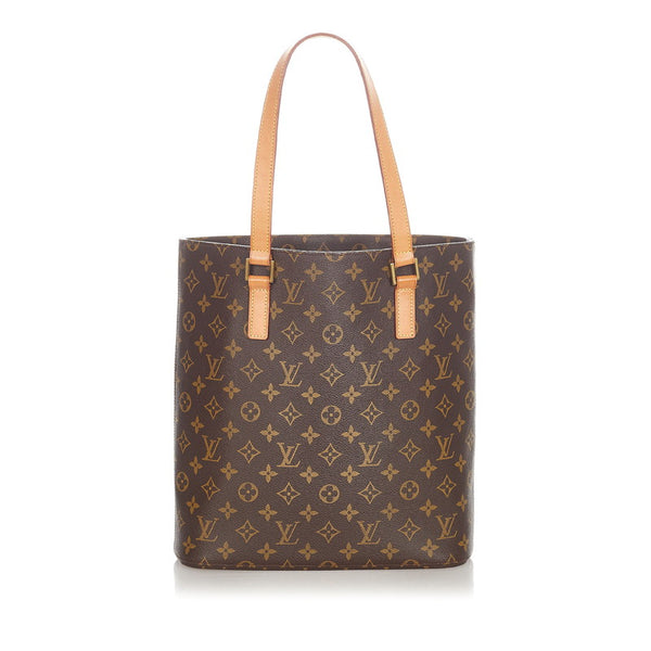 ルイ ヴィトン モノグラム ヴァヴァン GM M51170 ブラウン PVC レザー ショルダーバッグ レディース LOUIS VUITTON 【中古】