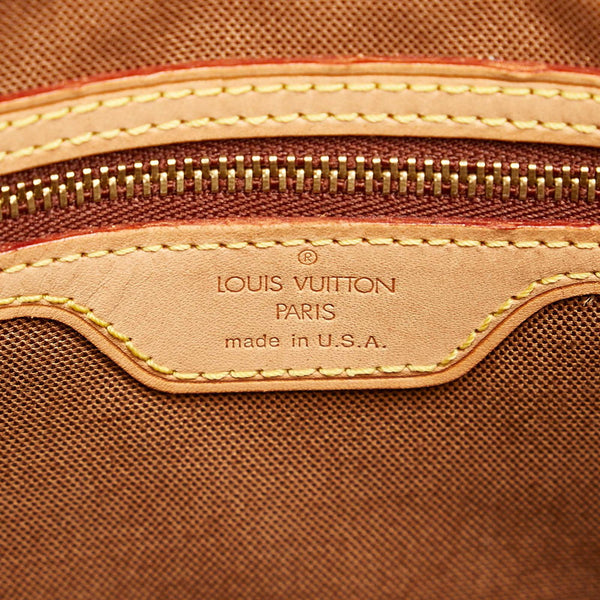 ルイ ヴィトン モノグラム ヴァヴァン GM M51170 ブラウン PVC レザー ショルダーバッグ レディース LOUIS VUITTON 【中古】