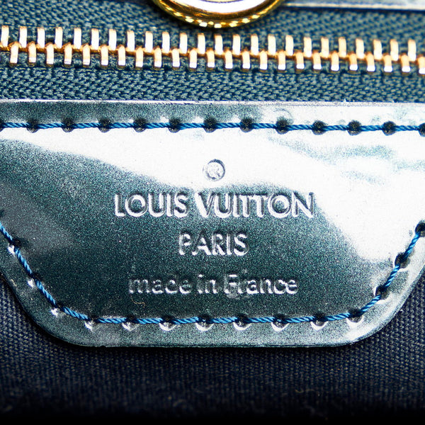 ルイ ヴィトン ヴェルニ ウィルシャーPM M93684 グリーン パテントレザー ハンドバッグ レディース LOUIS VUITTON 【中古】