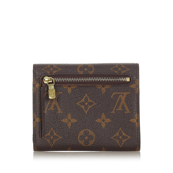 ルイ ヴィトン モノグラム ポルトフォイユコアラ M58013 ブラウン PVC レザー 二つ折り財布 レディース LOUIS VUITTON 【中古】