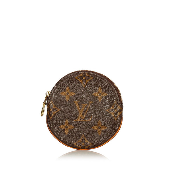 ルイ ヴィトン モノグラム ポルトモネ ロン M61926 ブラウン PVC レザー コインケース レディース LOUIS VUITTON 【中古】