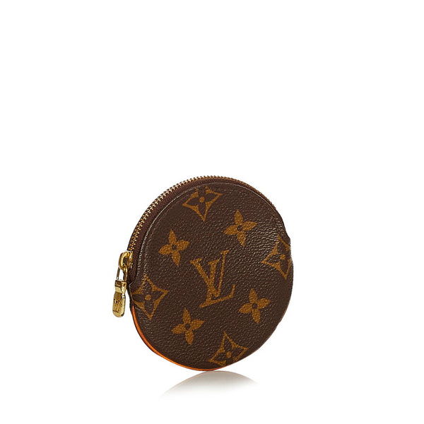 ルイ ヴィトン モノグラム ポルトモネ ロン M61926 ブラウン PVC レザー コインケース レディース LOUIS VUITTON 【中古】