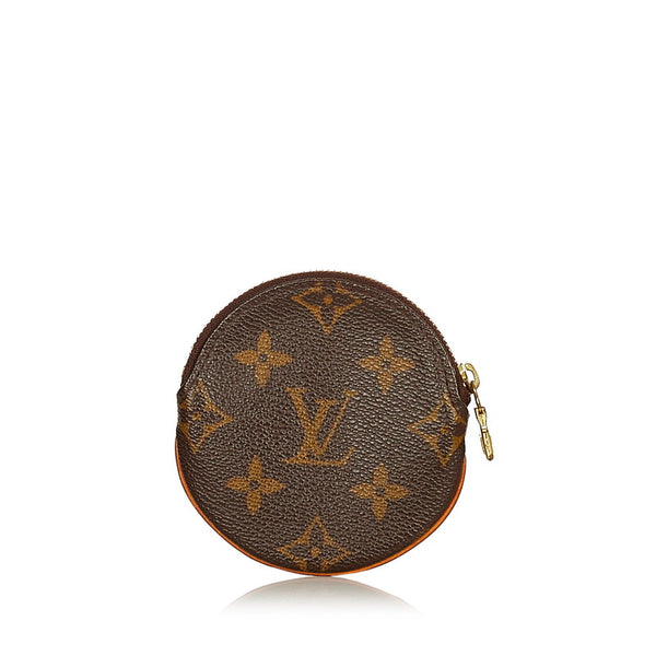 ルイ ヴィトン モノグラム ポルトモネ ロン M61926 ブラウン PVC レザー コインケース レディース LOUIS VUITTON 【中古】