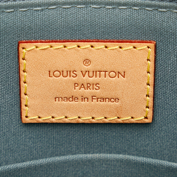 ルイ ヴィトン ヴェルニ アルマ M91677 グリーン パテントレザー ハンドバッグ ショルダーバッグ 2WAY レディース LOUIS VUITTON 【中古】