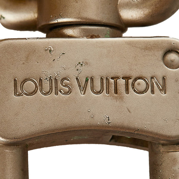 ルイ ヴィトン ｋ9198 イエロー シルバー ラバー メタル アノクレ ルイヴィトンカップ ポルトクレプエ チャーム メンズ LOUIS VUITTON 【中古】