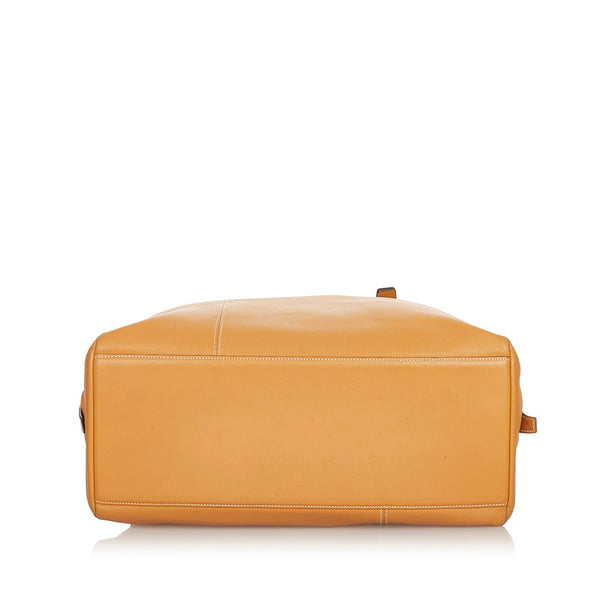 ロエベ ハンドバッグ ブラウン レザー レディース LOEWE 【中古】