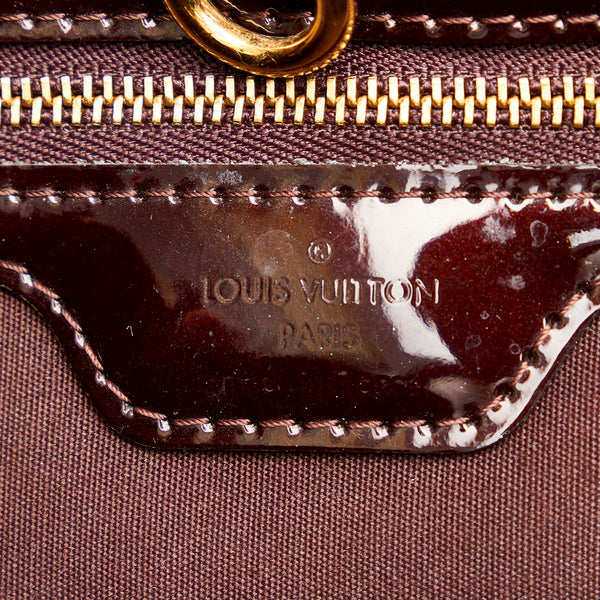 ルイ ヴィトン ヴェルニ  ウィルシャーPM Ｍ93641 パープル パテントレザー ハンドバッグ レディース LOUIS VUITTON 【中古】