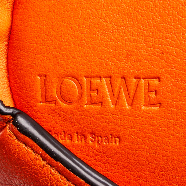 ロエベ エレファント オレンジ レザー 斜めがけ ショルダー レディース LOEWE 【中古】