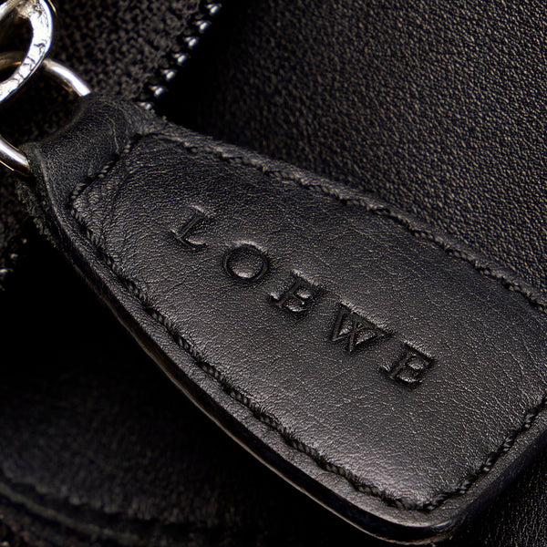 ロエベ 肩掛け ショルダーバッグ ダークネイビー レザー レディース LOEWE 【中古】