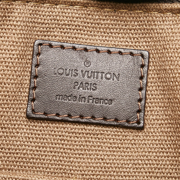 ルイ ヴィトン ユタ シャウニーMM M93453 ブラウン レザー ショルダーバッグ メンズ LOUIS VUITTON 【中古】