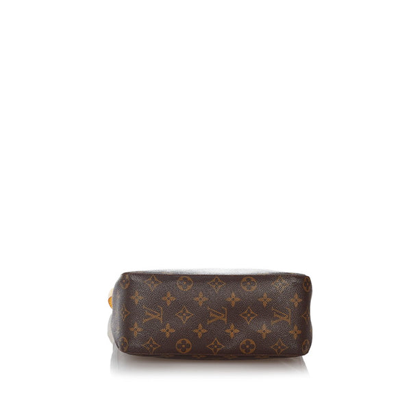 ルイ ヴィトン モノグラム ルーピングMM ショルダーバッグ Ｍ51146 ブラウン PVC レザー レディース LOUIS VUITTON 【中古】