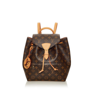 ルイ ヴィトン モノグラム モンスリNM PM M45501 ブラウン PVC レザー リュック・バックパック レディース LOUIS VUITTON 【中古】