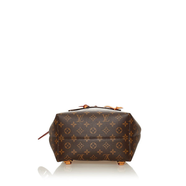 ルイ ヴィトン モノグラム モンスリNM PM M45501 ブラウン PVC レザー リュック・バックパック レディース LOUIS VUITTON 【中古】